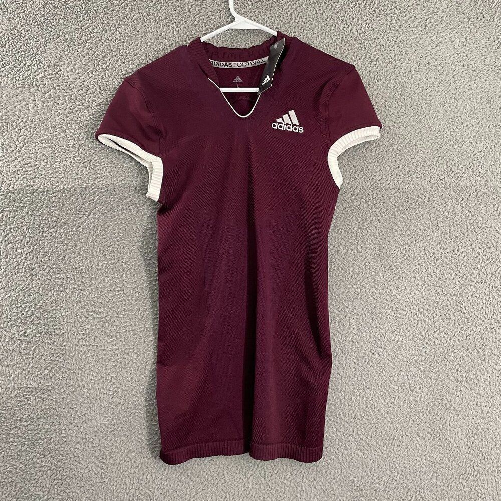 Adidas Primeknit A1 Football‎ Jersey Men L Maroon NEW